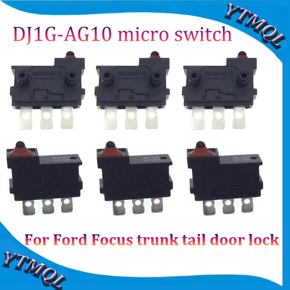 1-10Pcs DJ1G-AG10 microinterruttore per Ford Focus trunk tail door lock piccolo finecorsa verticale