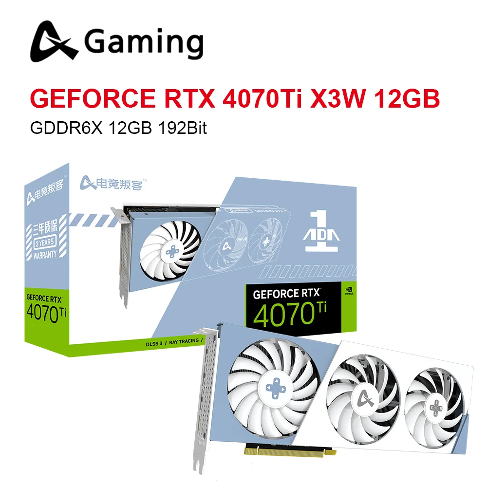 Новая видеокарта AX RTX3070TI RTX4070 RTX4070Ti RTX 4060 TI GDDR6 GPU NVIDIA Видеокарта GPU игровая видеокарта