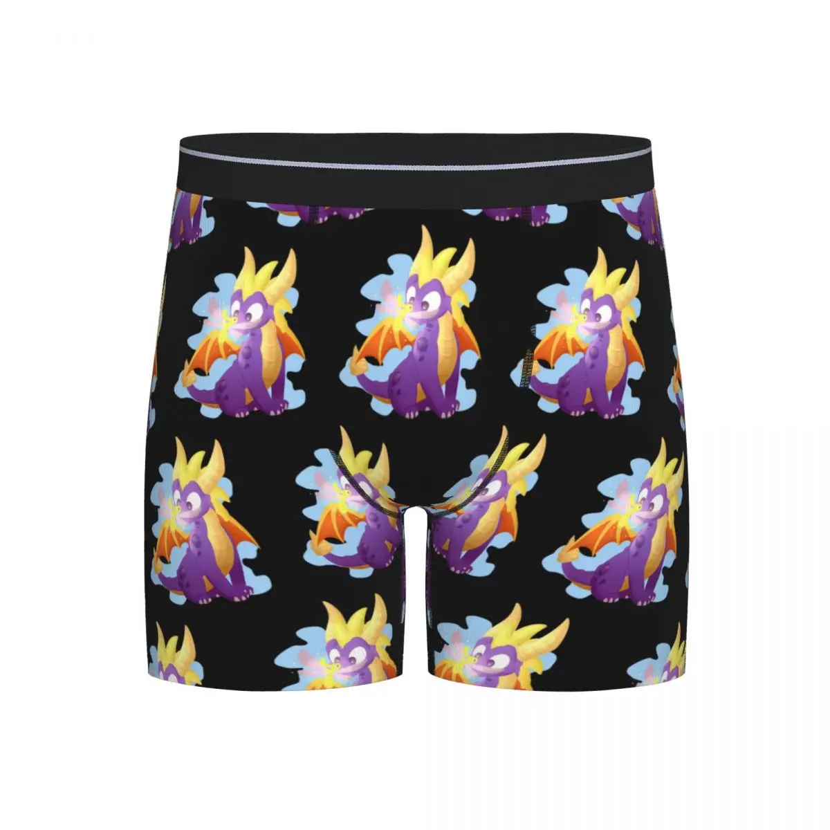 

Длинные трусы-боксеры, шорты Ice Spyro, мужское вентилируемое нижнее белье для Homme, мужской подарок бойфренду