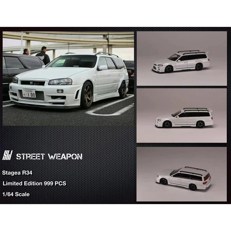 

1:64 Scale Nissan Stagea WC34 260RS Station Wagon Alloy Car Model Vehicle Gift