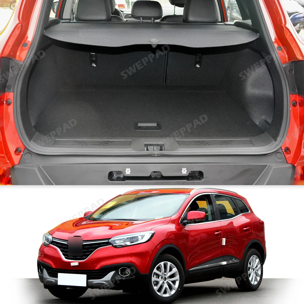 

Cargo Liner For Renault Kadjar SUV 2016-2019 Accessories All Weather Trunk Mat Carpet with Backrest Protectors Cargo Mat 2018
