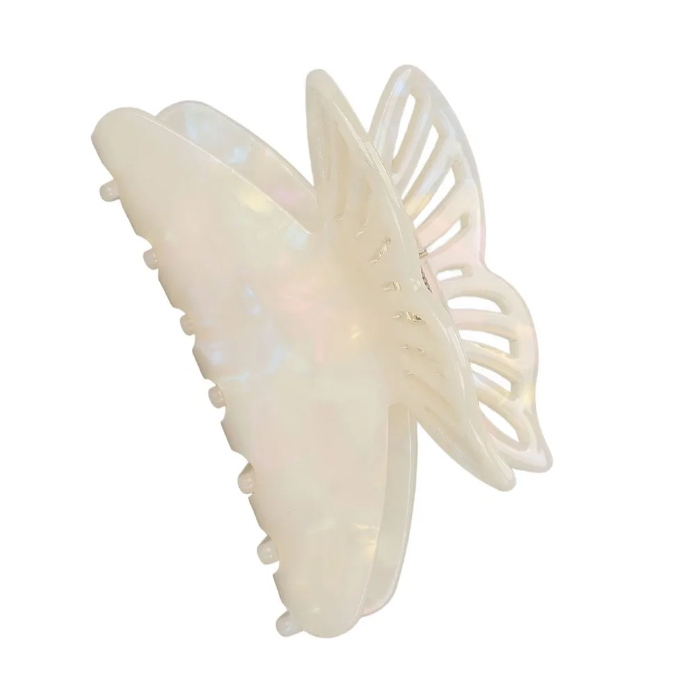 Butterfly Shape Hair Claw Clips Nonslip Design Strong Hold Hair Barrettes Elegant Fashionable Butterfly Hair Clips Daily Use