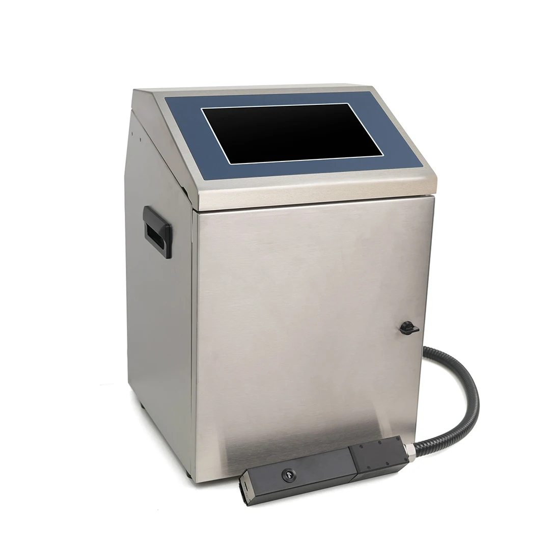 DOCOD S500 Continuous Inkjet Printer High Speed QR Code Date Coding Machine for Food Beverage Plastic Bottle Production Line