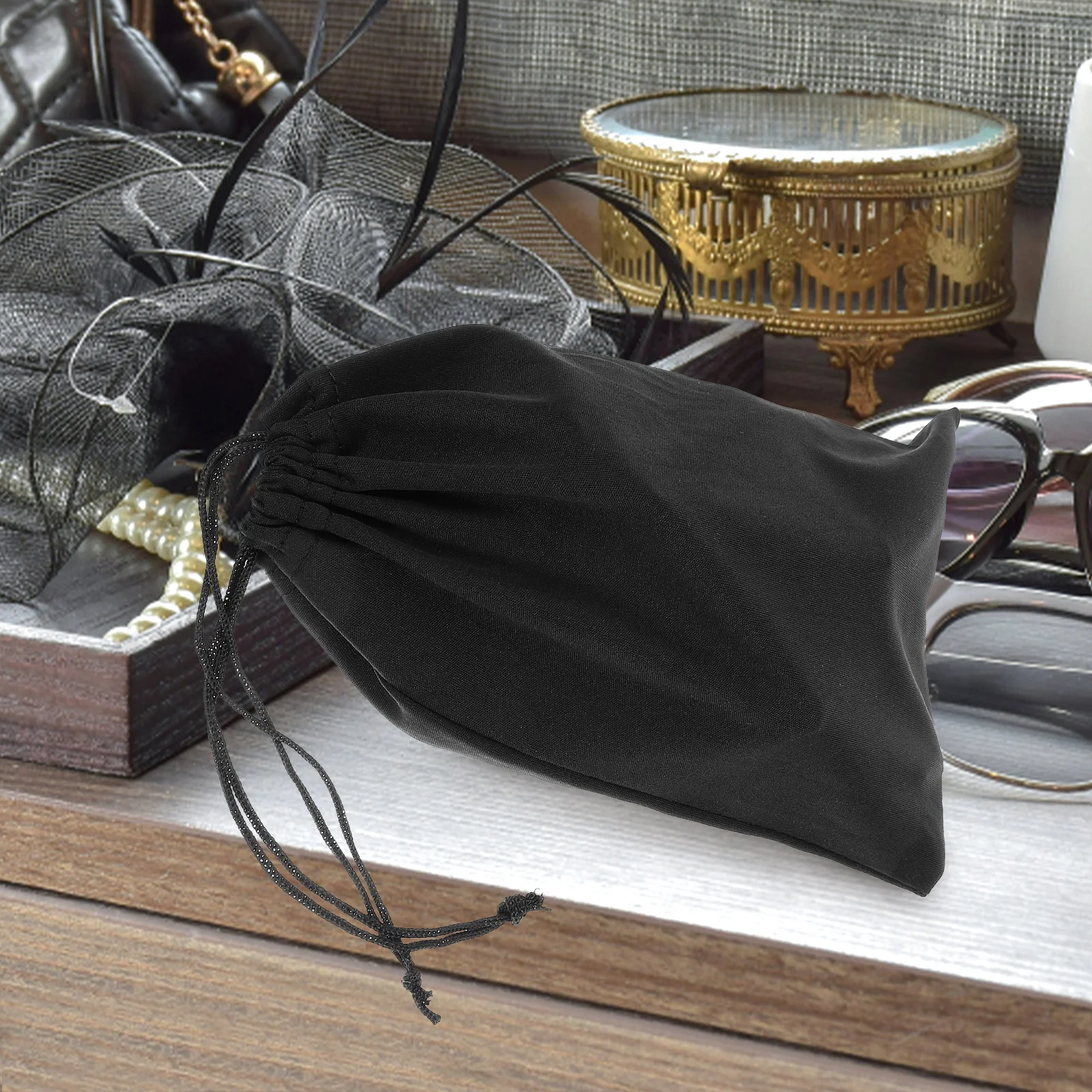 

Exquisite Snow Goggles Bag Anti-Scratch Drawstring Eyewear Storage Holder Travel Pouch