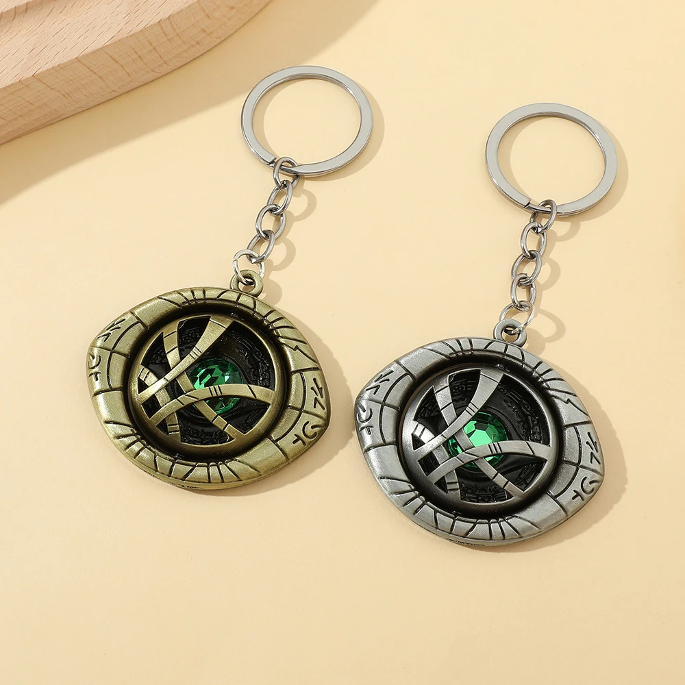 Avengers Doctor Strange Drehbarer Schlüsselanhänger - Auge von Agamotto Modischer Cooler Superhelden-Autoschlüsselanhänger Zubehör Geschenk für Fans – Detail 6
