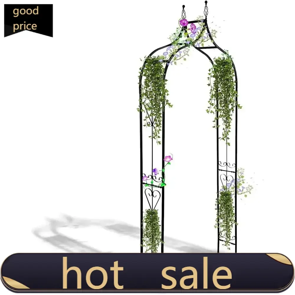 

Activity price PopularPopularElegant Black Iron Garden Arch, 14.2x46.5x98.4, Perfect for Climbing Plants, Outdoor Weddings & Par