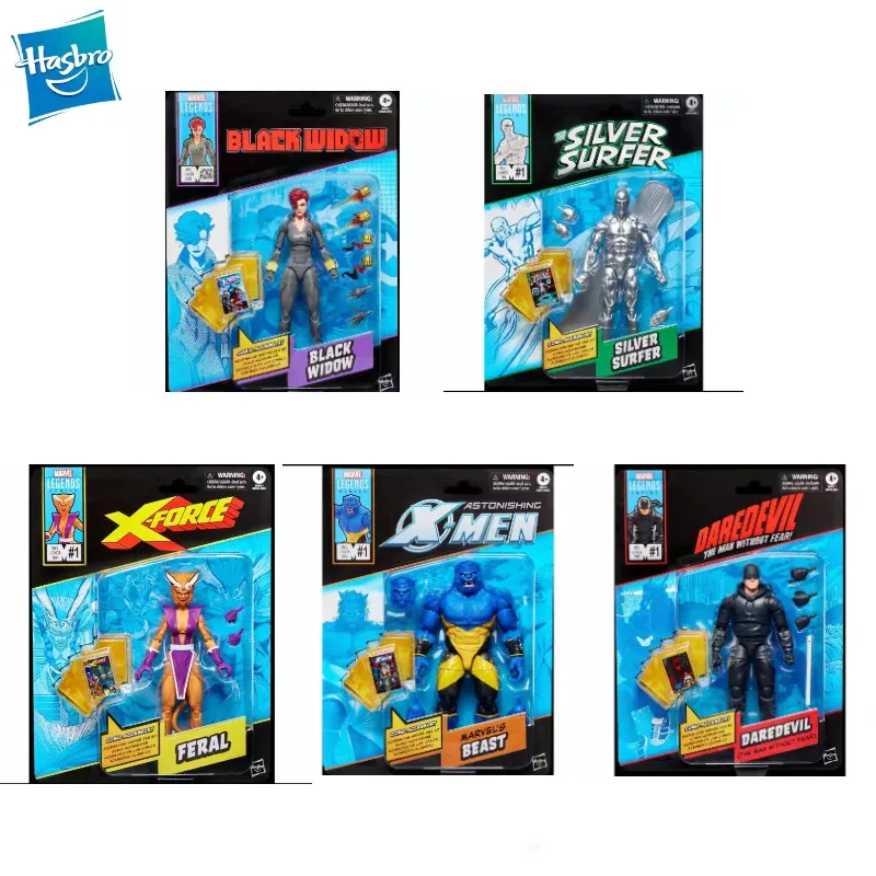 

【Предпродажа, ноябрь 2025】Новая оригинальная игрушка-фигурка MARVEL LEGENDS MARVEL'S BEAST DAREDEVIL FERAL SILVERSURFER BLACKWIDOW