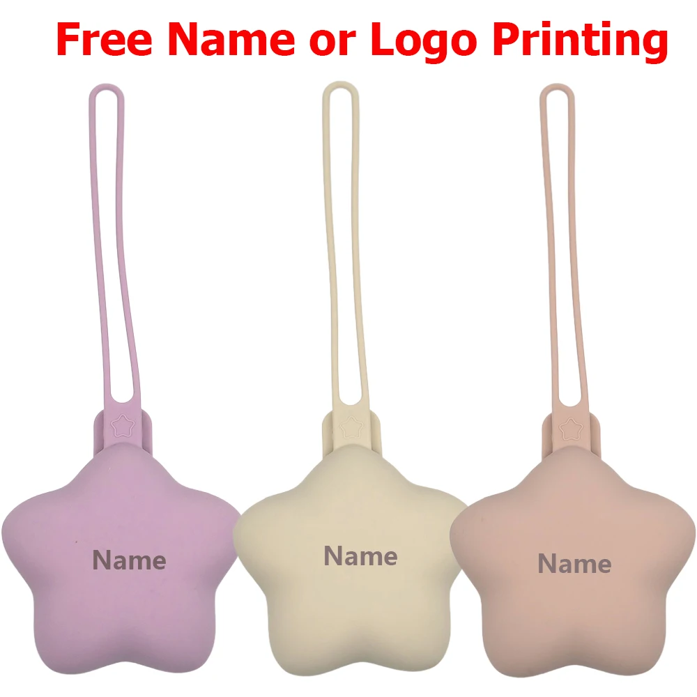 

Free Name Printing Surprise Gift Baby Storage Box Pacifier Case Silicone Bag More Thoughtful and Unique