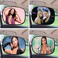 E-Emilia M-Mernes Summer Car Sunshade Front Windshield Sunshade Sunblock Thermal Insulation Sunshade Umbrella Retractable