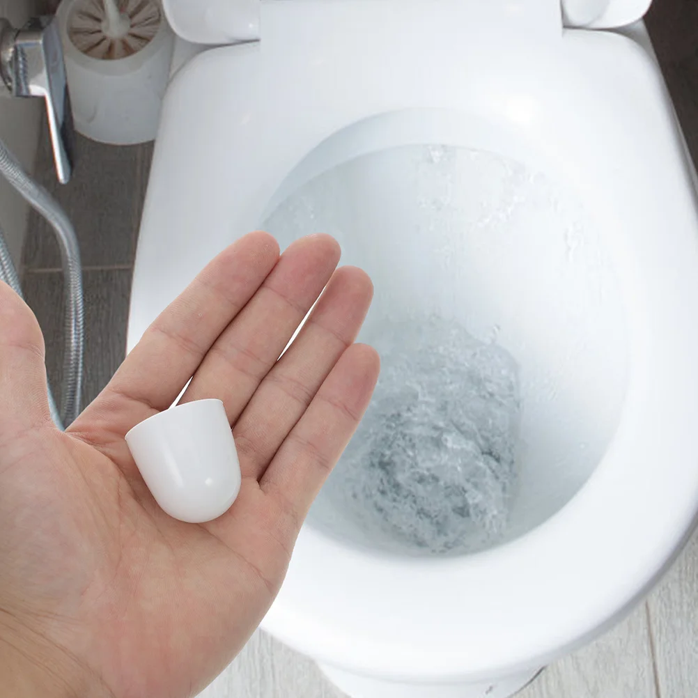 

8 шт. декоративных колпачков для винтов унитаза, круглые, накладные, из АБС-пластика, для скрытия напольных болтов унитаза, простая установка, декор для ванной, белые