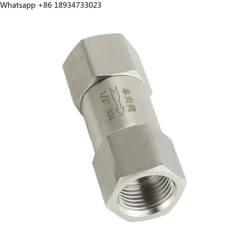 Check Valve Swagelok Gas Ss316l High Pressure Check Valve parker One Way Pneumatic air Check Valve High Pressure No Return