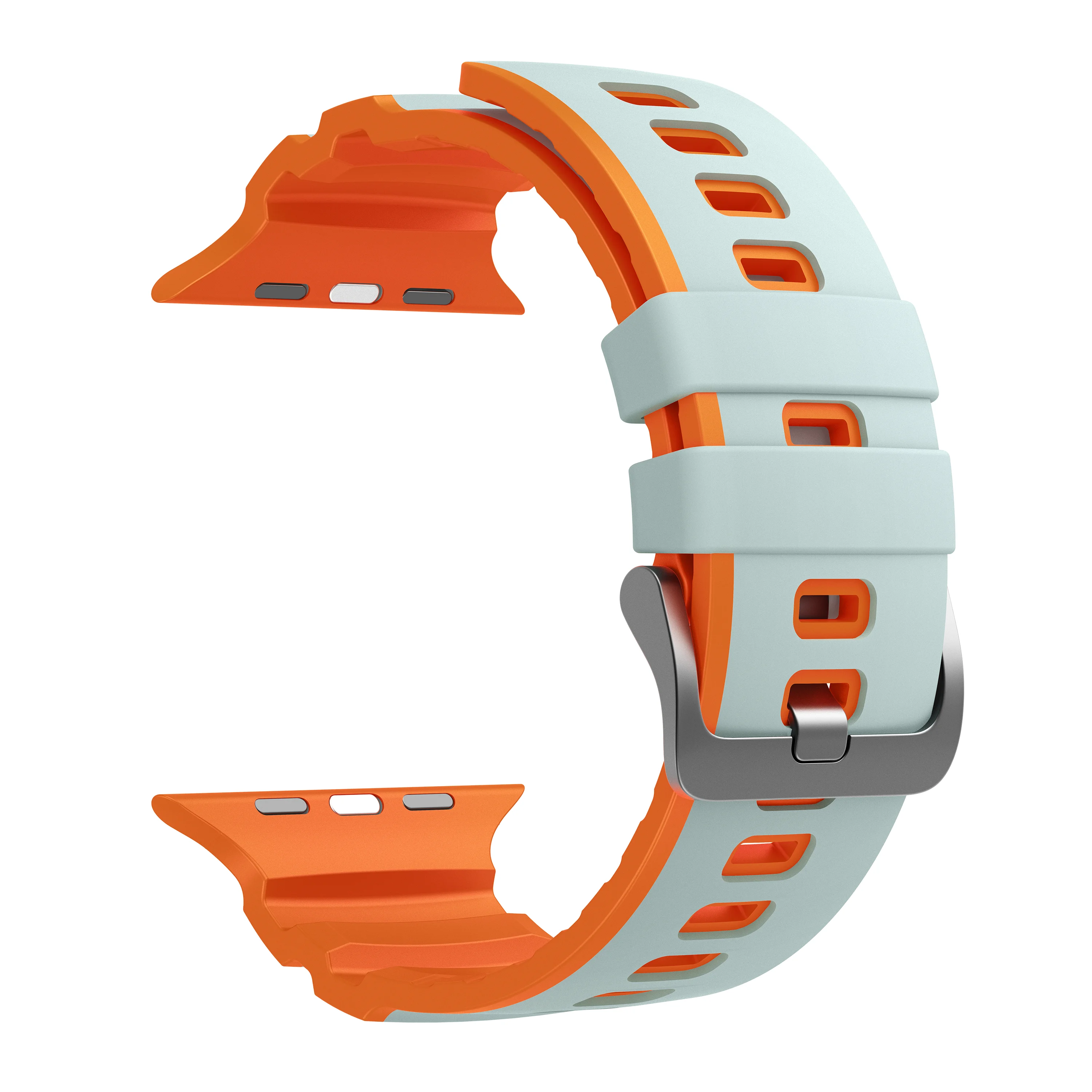 Für Apple Watch Ultra 2/3 Armband 49mm 46mm 45mm 44mm 42mm Trail Sport Silikon-Armband Correa Strap Series 11/10/9/8/7/SE 3 Gürtel – Detail 5
