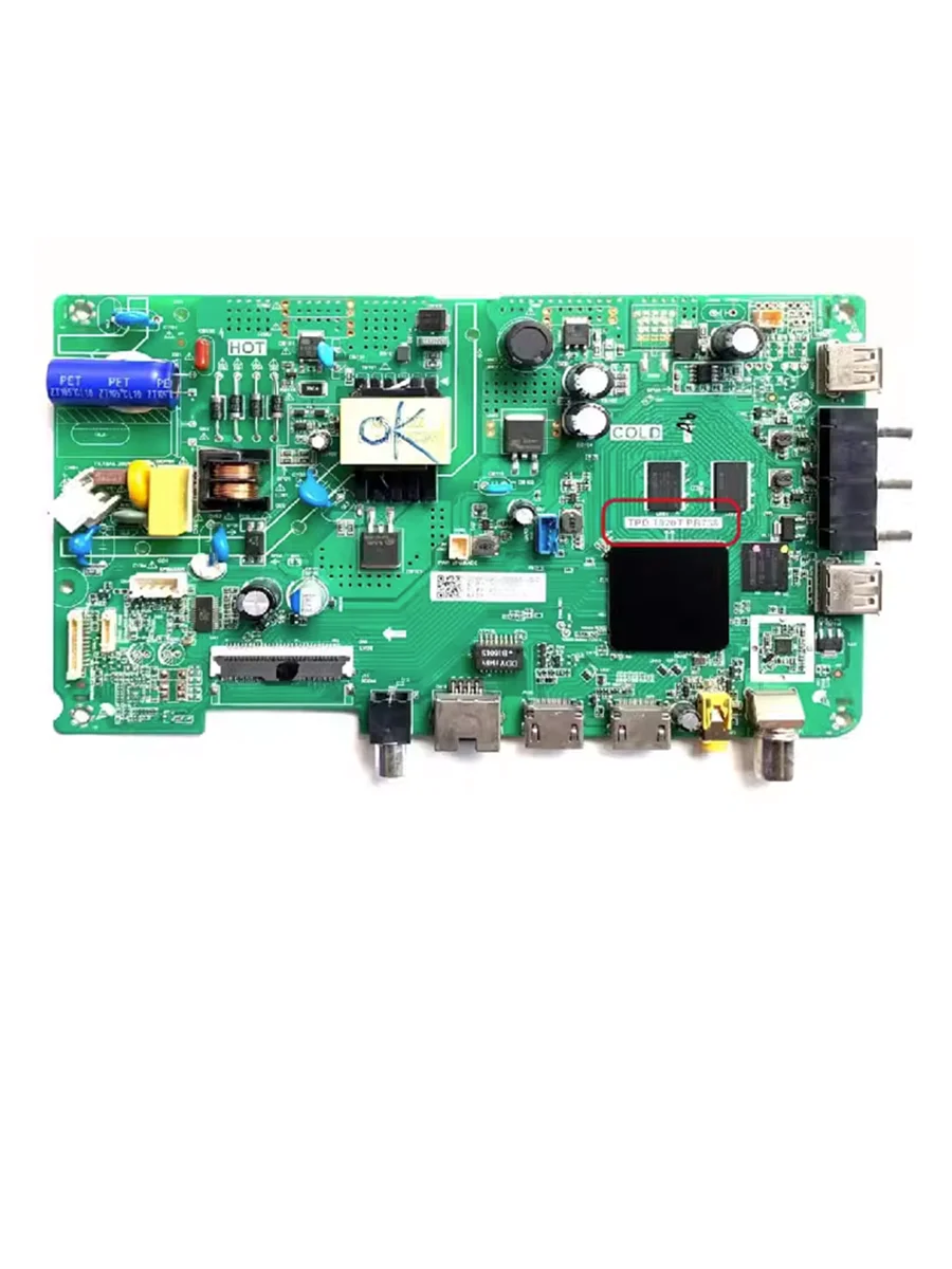 Spedizione gratuita! TPD.T920T.PB738 scheda madre TV tre in uno testata bene 50 -- 60v 440ma 48w funzionante bene