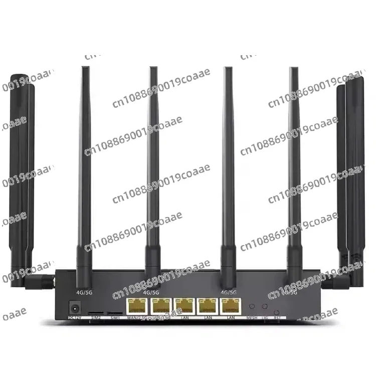 MT7986 AX6000 Mesh WIFI 6 Dual Band 2.5G Port Cooling Fan Dual Sim Card Slot SDX75 5g Sim Modem Router