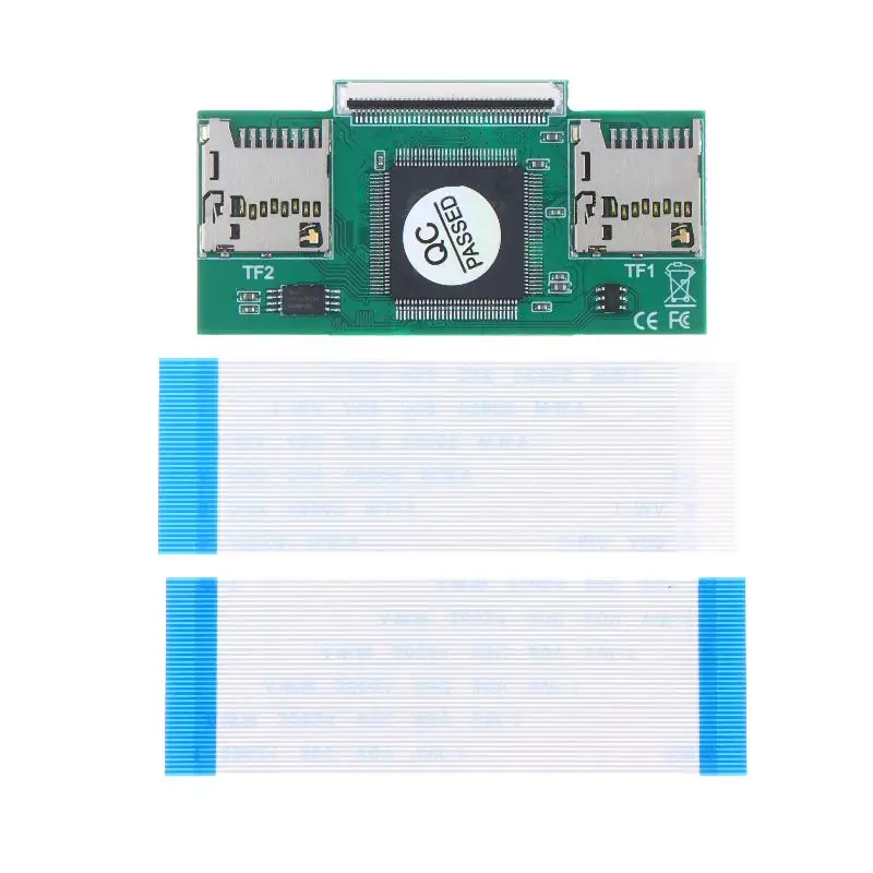 Dual TF Card CE ZIF Ultra‑Thin Adapter Converter For Video Classic 3‑7th Gen Industrial PC DVR IFlash Modding Repair Supplies