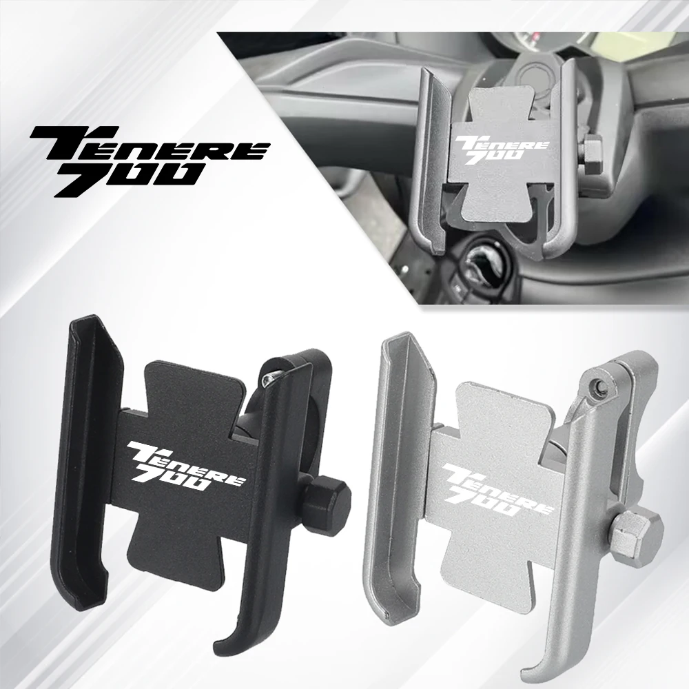 

Motorcycle Accessories Handlebar Mobile Phone Holder GPS Stand Bracket For Yamaha Tenere 700 T700 2019 2020 2021 2022 2023 2024
