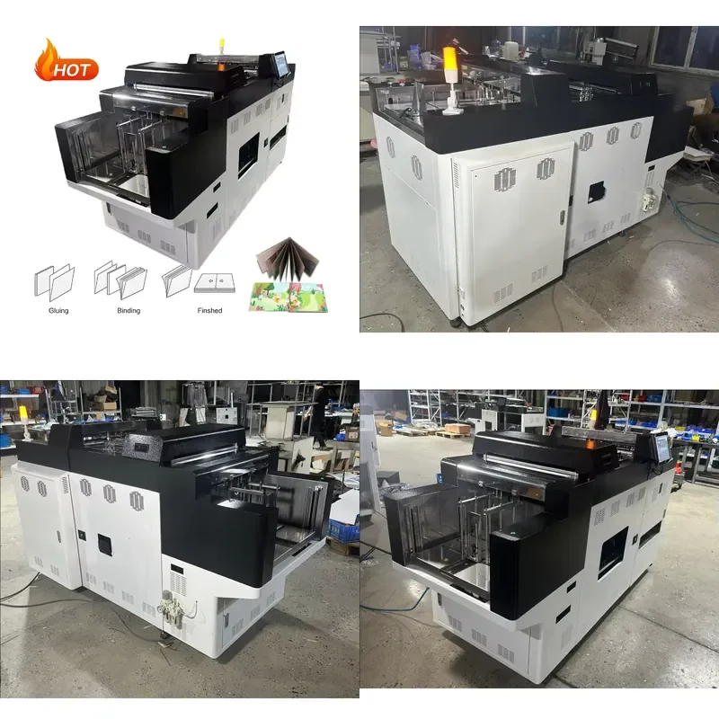 Recycling Machine 2026 Automatic LayFlat Binder Digital All in One Photobook Creasing Lay Flat Binding Wedding Photo Book
