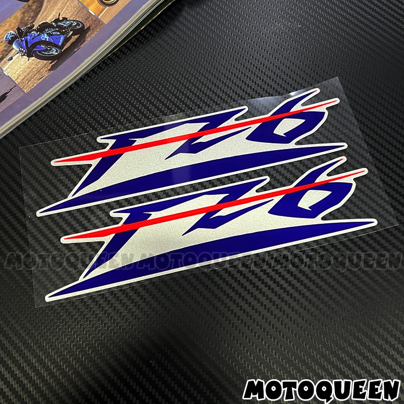 For FZ 6 FZ6 Sticker Motorcycle Fairing Body Tank Pad Side Emblem Label Logo Decoration Reflective Motorbike Decals Stickers