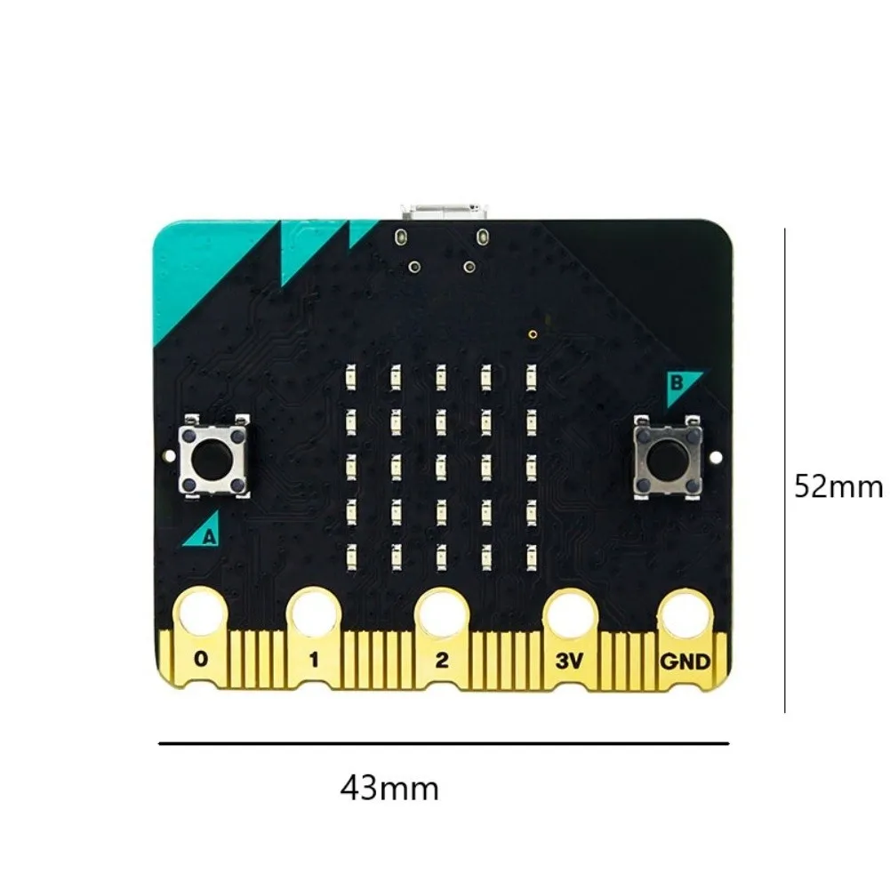 For Microbit V2 Development Board Programming Kit With Built-in Sensors Wireless For STEM Education Robotics Coding Learning