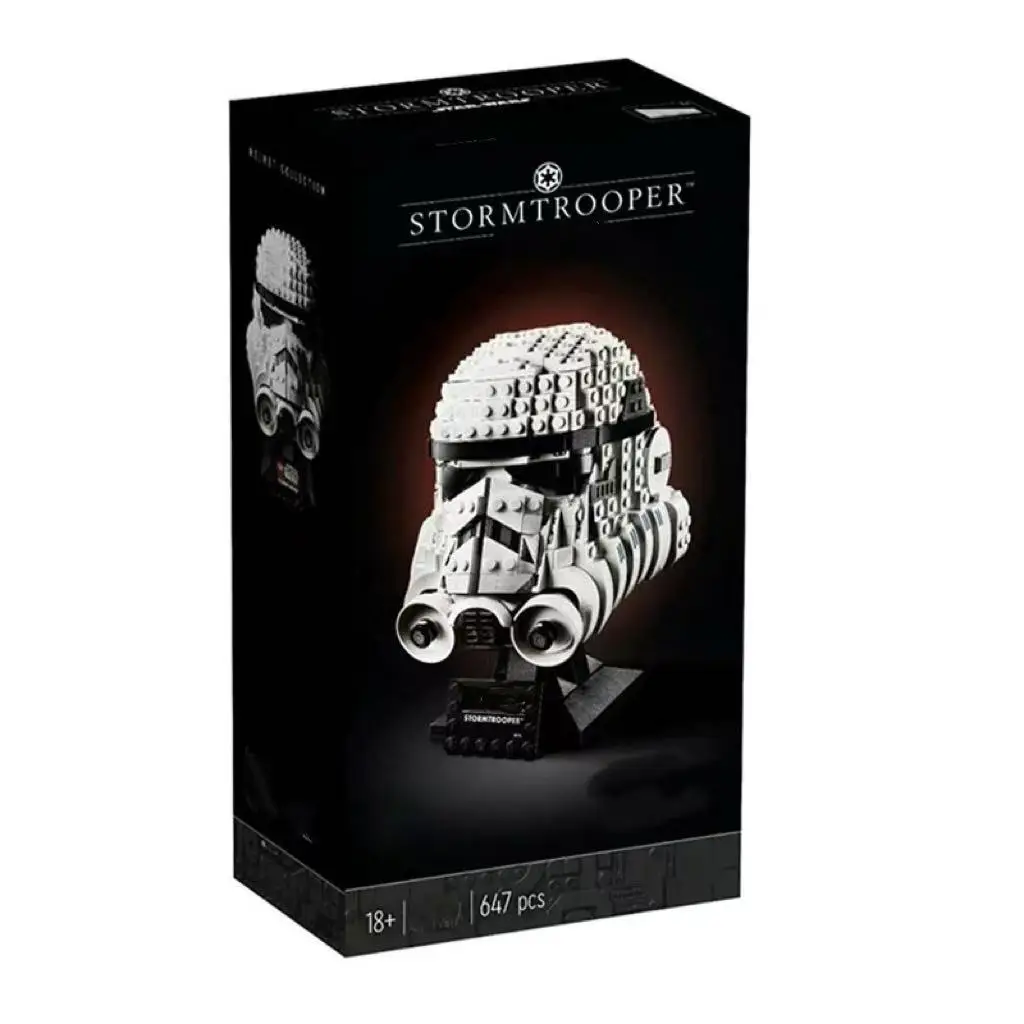 Stormtrooper Vader Casco Blocchi Tie Fighter Casco da pilota Compatibile Assemblare Modello Building Blocks Giocattoli Regali di compleanno per bambini