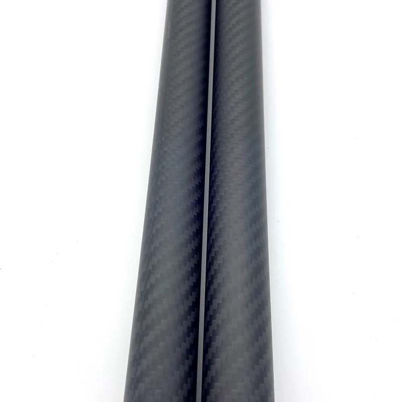 26x14mm Carbon Fiber Tube Pipe for RC Airplane Parts High Hardness Composite Material Matte Twill Weave 600mm 2pcs