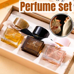 Perfume Gift Box Light Fragrance Long-lasting Floral and Fruity Fragrance Fresh and Natural 30ml X 3 Bottles Body Perfume