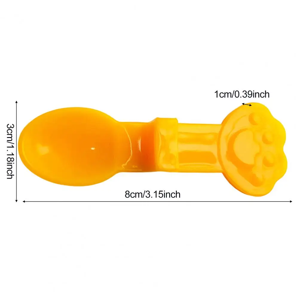 Cheese Clip Mold Cheese Shaping Tool Cheese Stick Mold Set with Paw Print Handle Plastic Ice Pop Jelly Pudding Maker