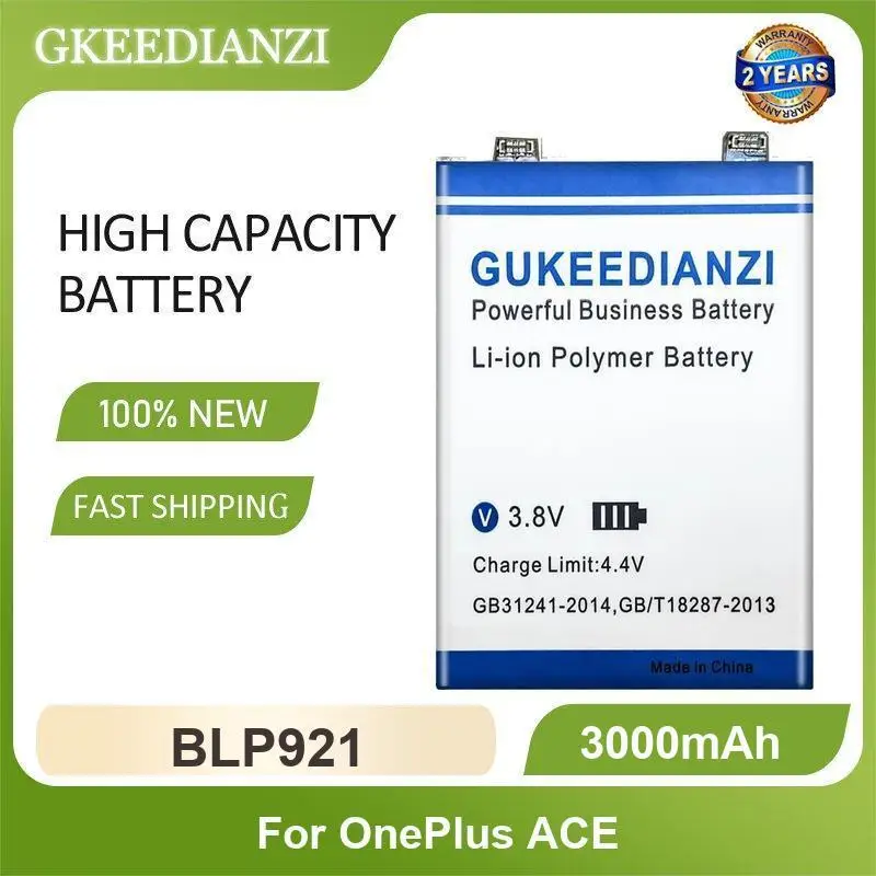 

Аккумулятор для OnePlus ACE 3 ACE2 Pro BLP921 BLPA09 BLPA33 высокой емкости