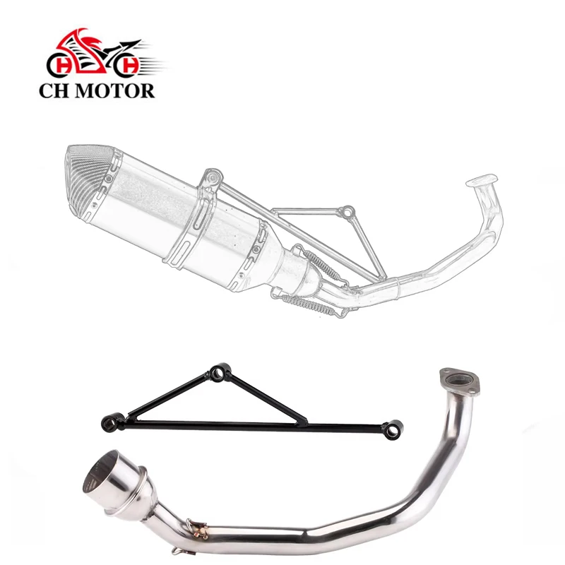 

Header Pipe BM-GY6 125 Exhaust Pipe for Motorcycle Exhaust System DB Killer Muffler