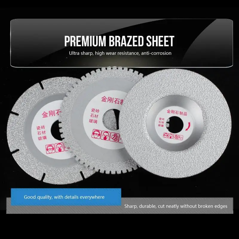 Tile Cutting Wheel Tooth Design Marble Cutter Disc Multifunctional Rotary Tool Cut Off Wheels For Ceramic Tile Jade Wine Bottle