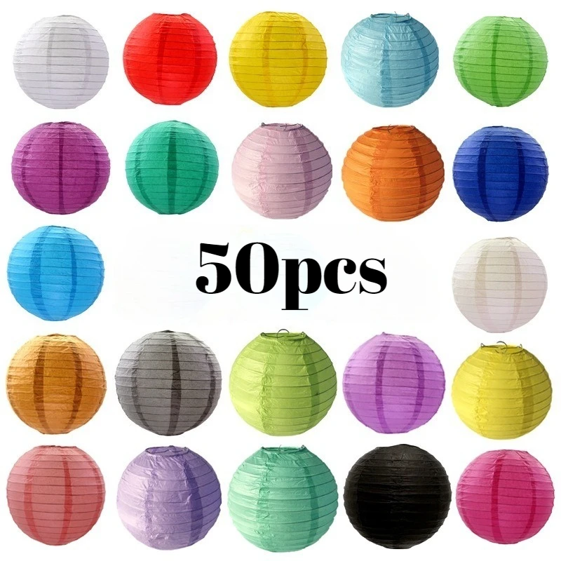

50pcs round waterproof cloth lantern Outdoor Grand Event lantern Hanging Lamp nylon Lantern weddingbirthdaypartyFestivallanterns