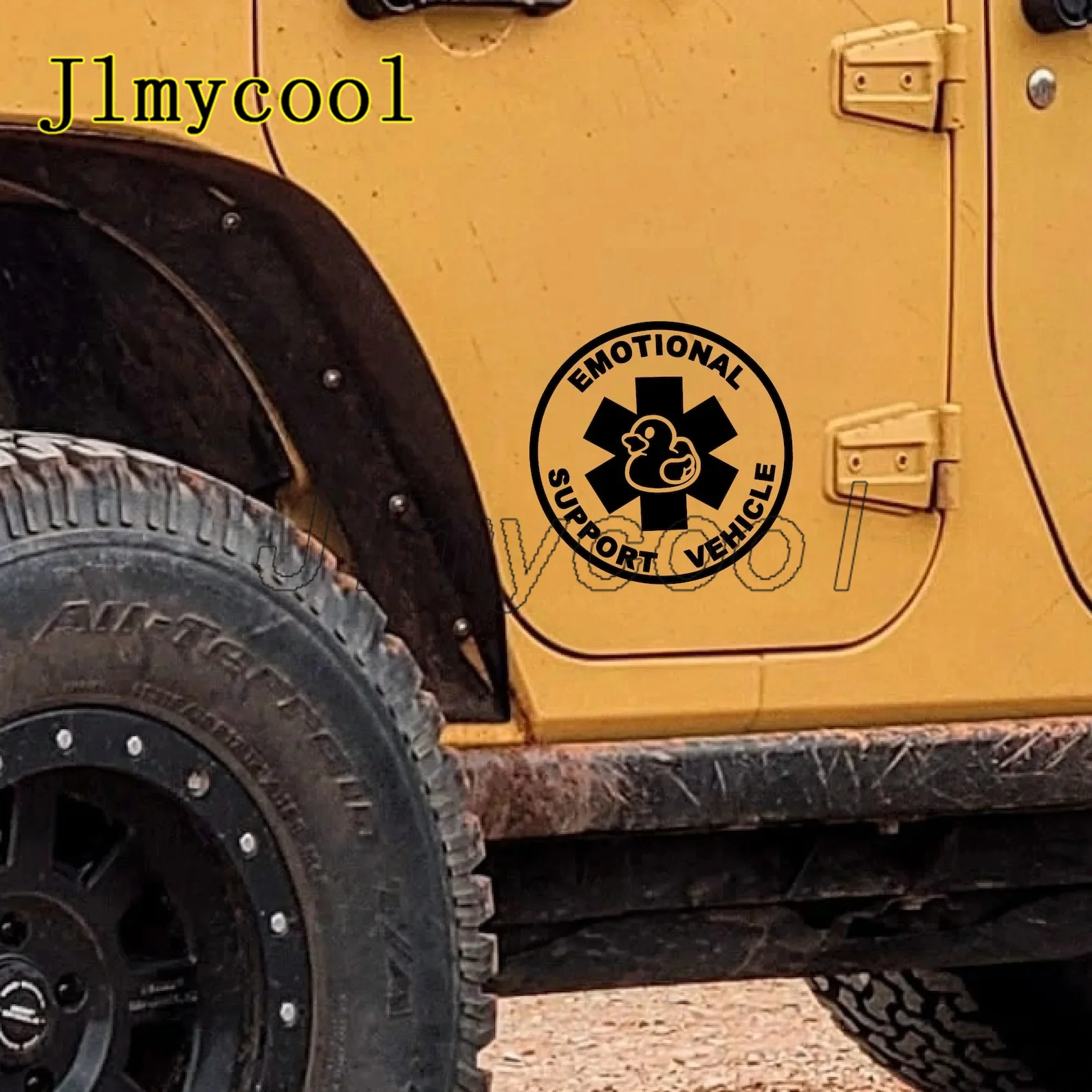 Emotional Support Vehicle Duck Off-road Decal  Vinyl Decal for Your Off-Road Adventures  Sticker for Motorcycle Decoration