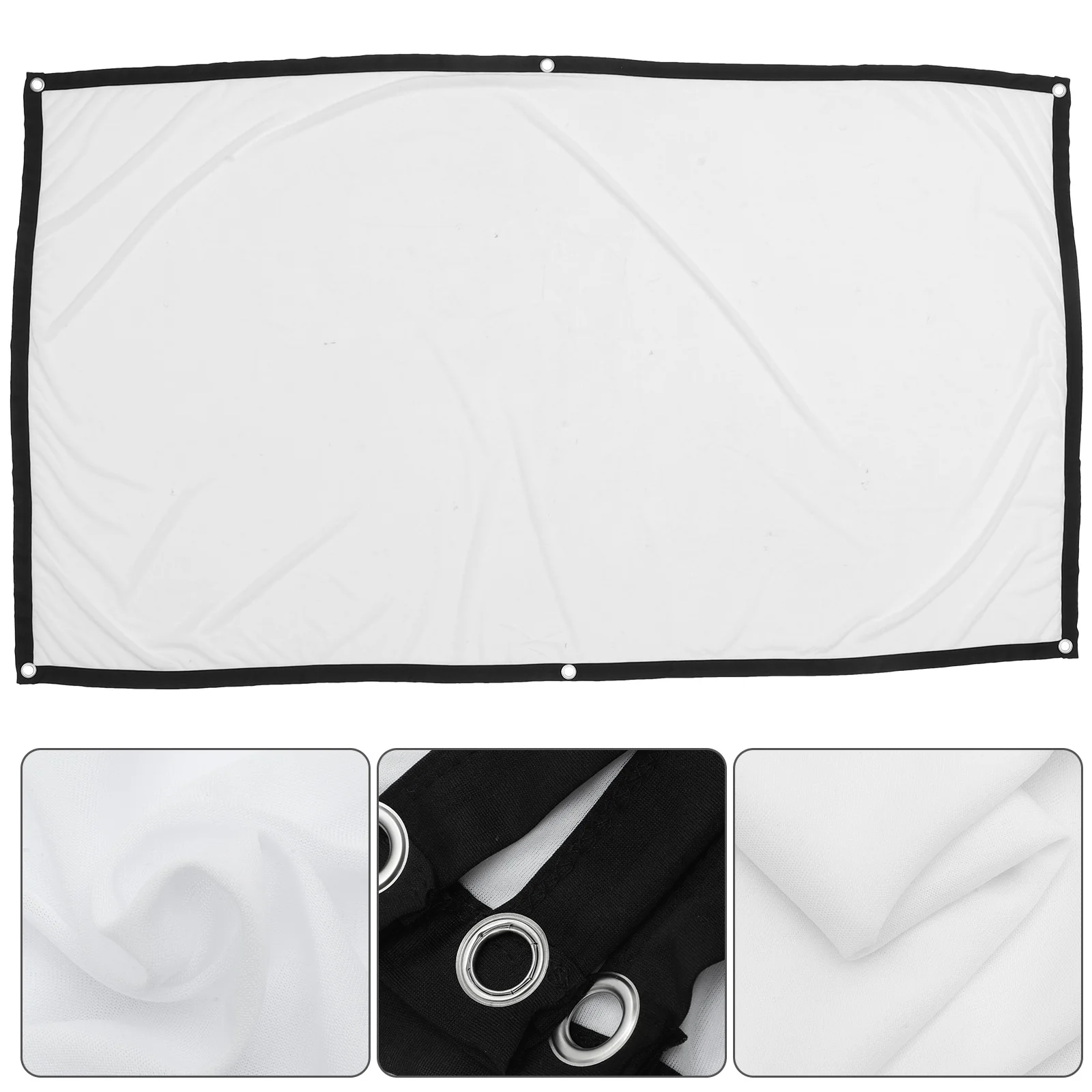 

72 Inch 16:9 Portable Foldable Projector Screen Lightweight Compact Indoor Outdoor Theater Home Camping Screen