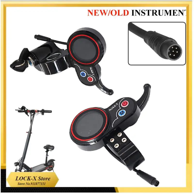 

NJAX-T NJ AOXIONG Color Screen Meter Switch Accelerator For 10 Inch Electric Scooter KUGOO M4/m4 PRO