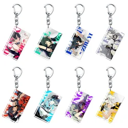 New Hot Game Zenless Zone Zero ZZZERO Nicole Demara Billy Kid Von Lycaon Acrylic Key Chain Keyring Strap Figure Accessories