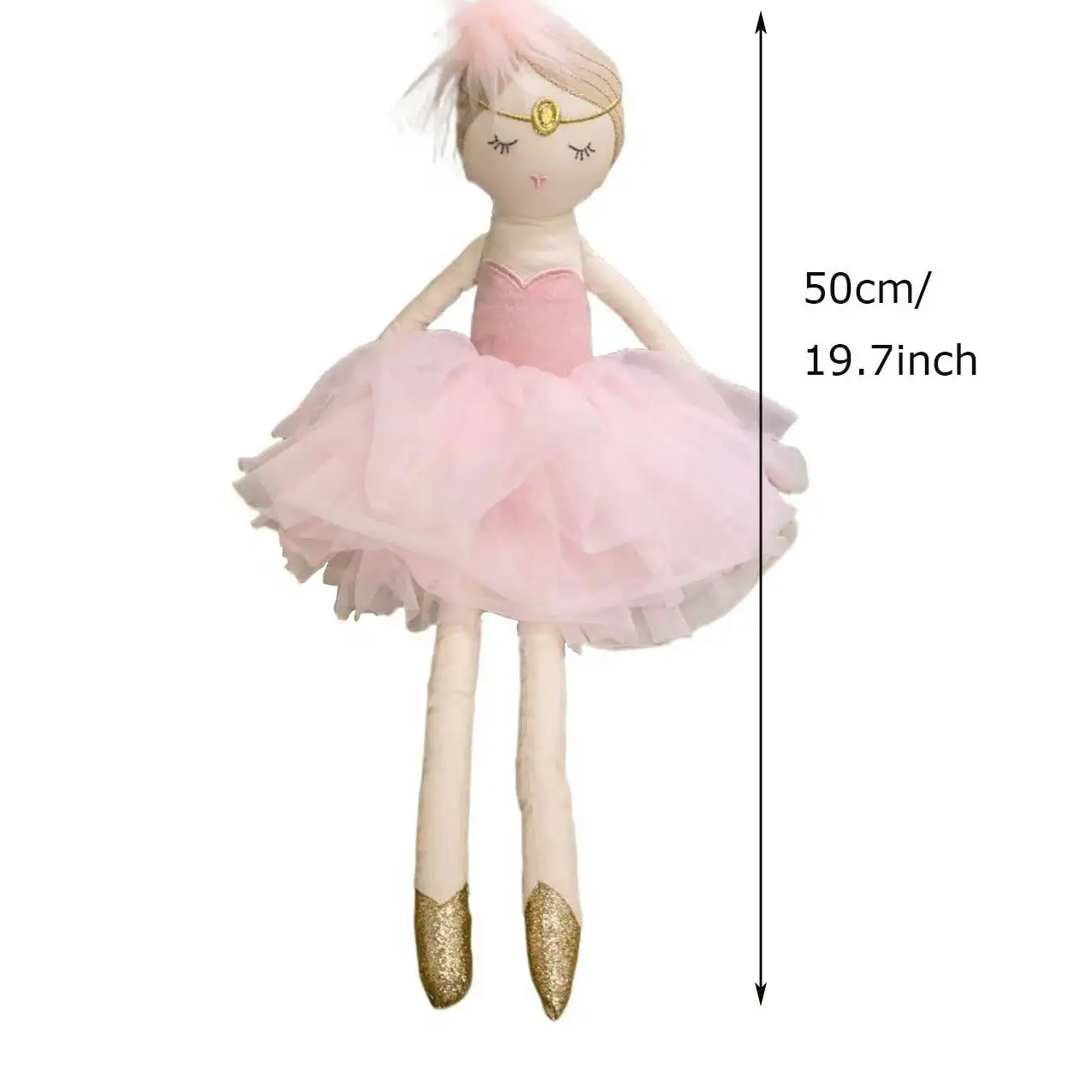 50cm Nordic Style Stuffed Plush Dolls Children Smoothing Doll Plush Toys Baby Girls Sleeping Toys Room Decor Kids Gift