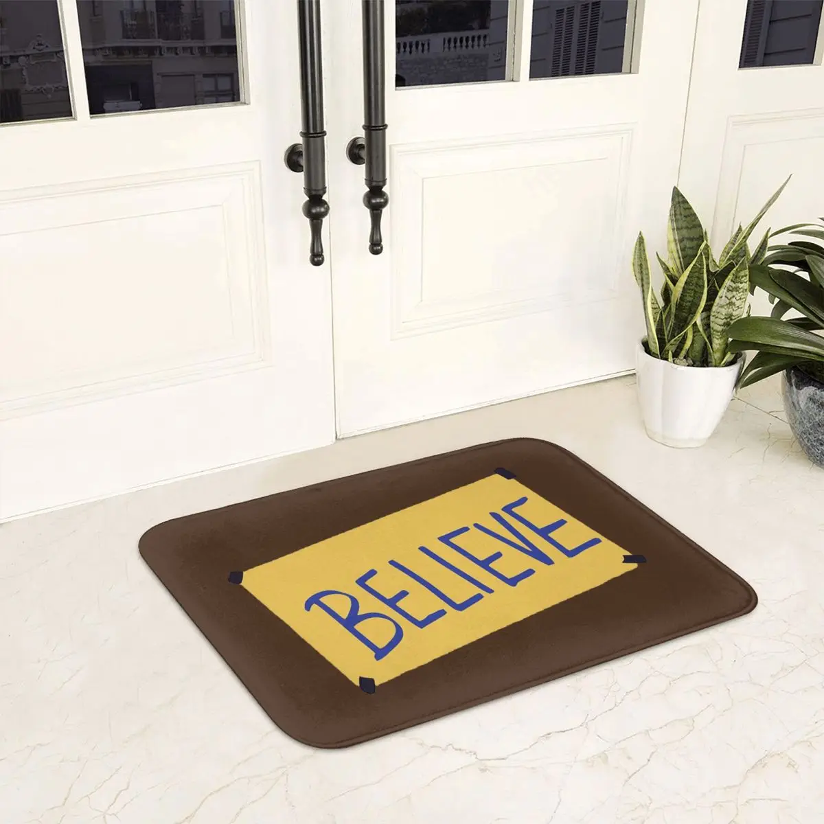 Ted Lasso-Believe Non-slip Doormat Floor Mat Durable Carpet Rug for Kitchen Entrance Home Bedroom Footpad Mats