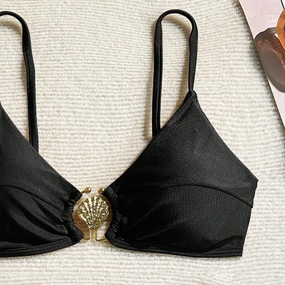 

2Pcs/Set Fashion Summer Beach Bikini High Waist Casual Bikini Set Bathing Suit Push Up Swimwear Holiday