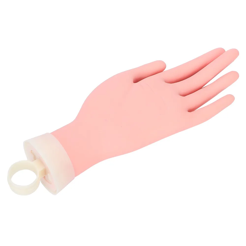 Bendable Nail Practice Hand Flexible Art Practice Model Mannequin Hand Fake Practice Hand Salon Skill Training