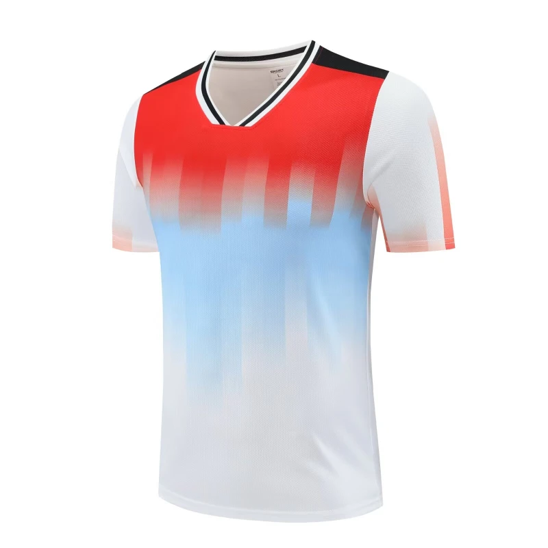 

2025 New Table Tennis Jersey Custom Logo Women And Men Badminton Shirt Quick Dry Badminton Volleyball Shirt Uniforms