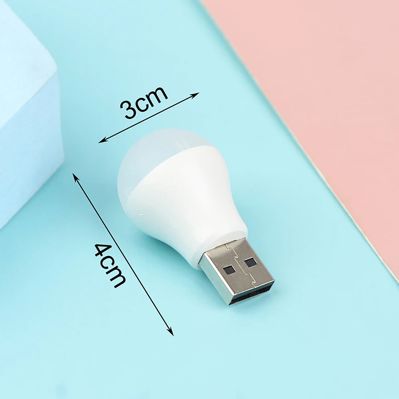 Mini luz LED nocturna USB portátil, lámpara LED nueva