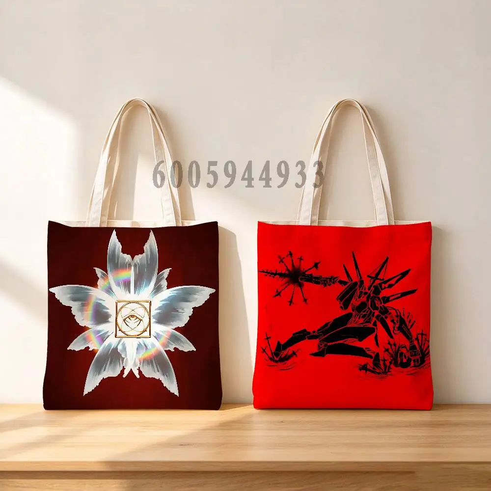 U-ULTRAKILL Shoulder Bag Large Capacity Canvas Handbag Shopping Bags Makeup Bag Coin Purse for Birthday Gift Beach Vacation