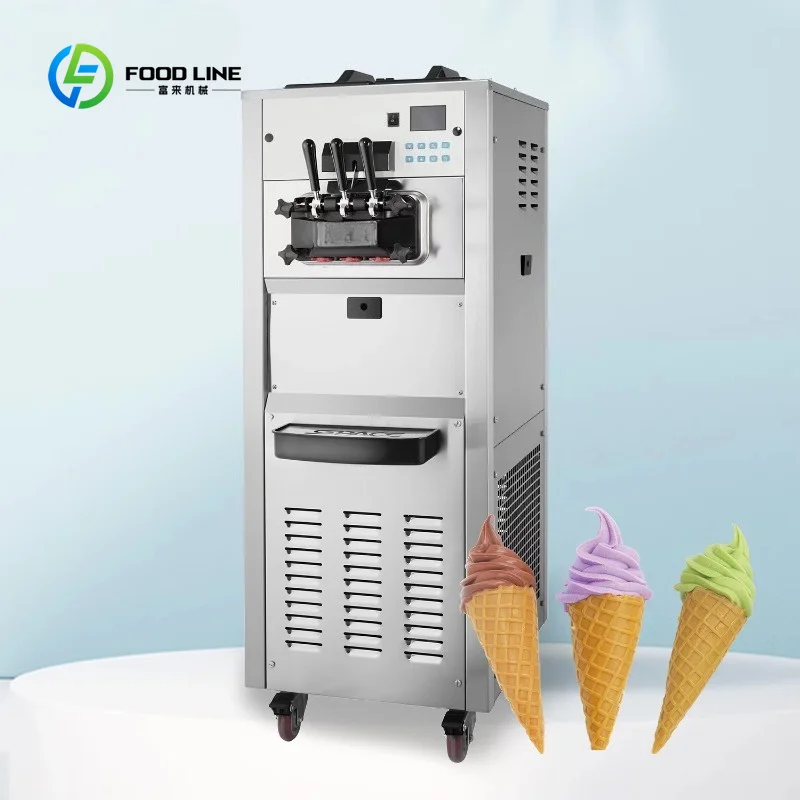 Customized Wholesale Italian Soft Serve Commercial Ice Cream Machine for Business