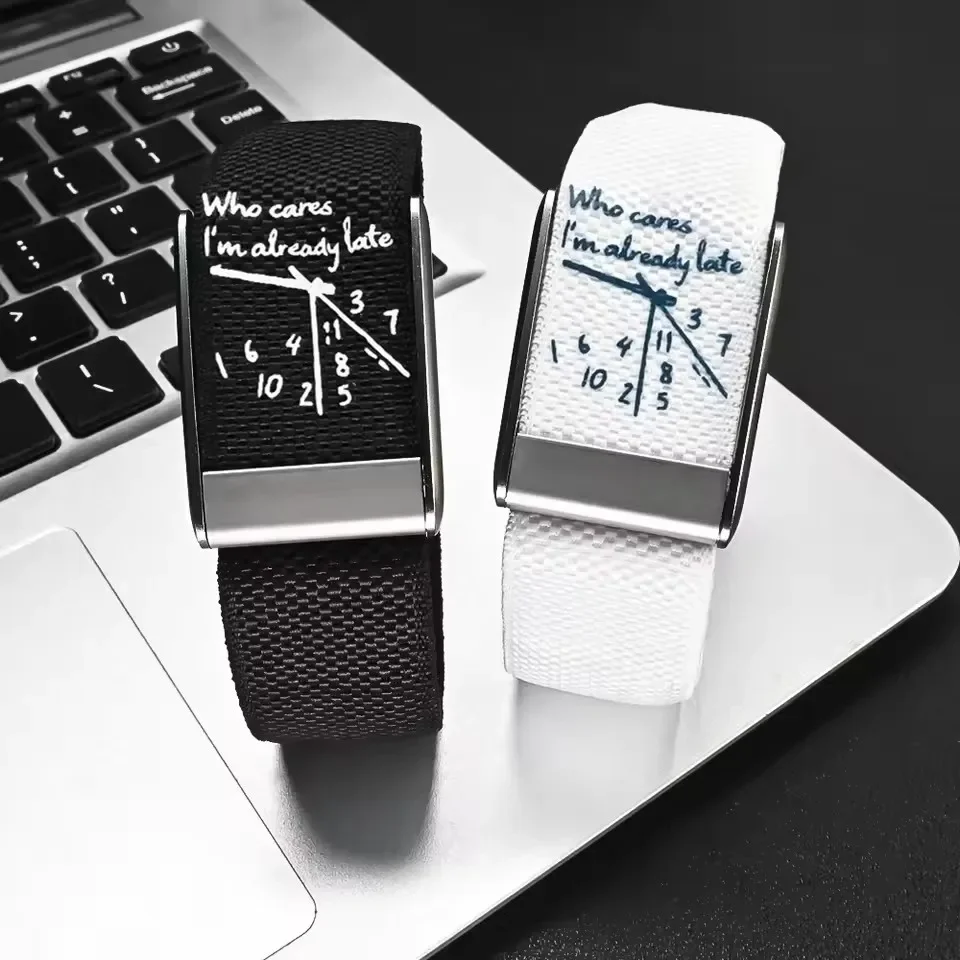 High End Sports Nylon Straps For Google Fitbit Air Soft Loop Wristband With Clock Pattern Watch Band For Women Men Wriststrap
