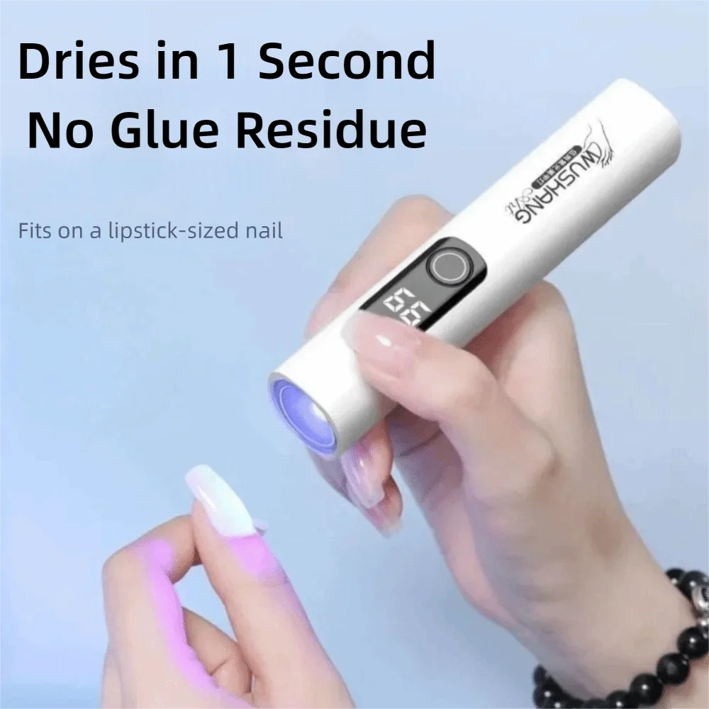 Mini UV-pennenstijl nageldroger Gelnagels Handheld UV-licht Snel uithardend met LED-display Mini nagellamp Nail Art Tools