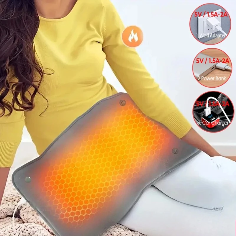 

Грелка с быстрым нагревом и источником питания с регулируемой температурой и таймером. Офисные и домашние согревающие сумки.