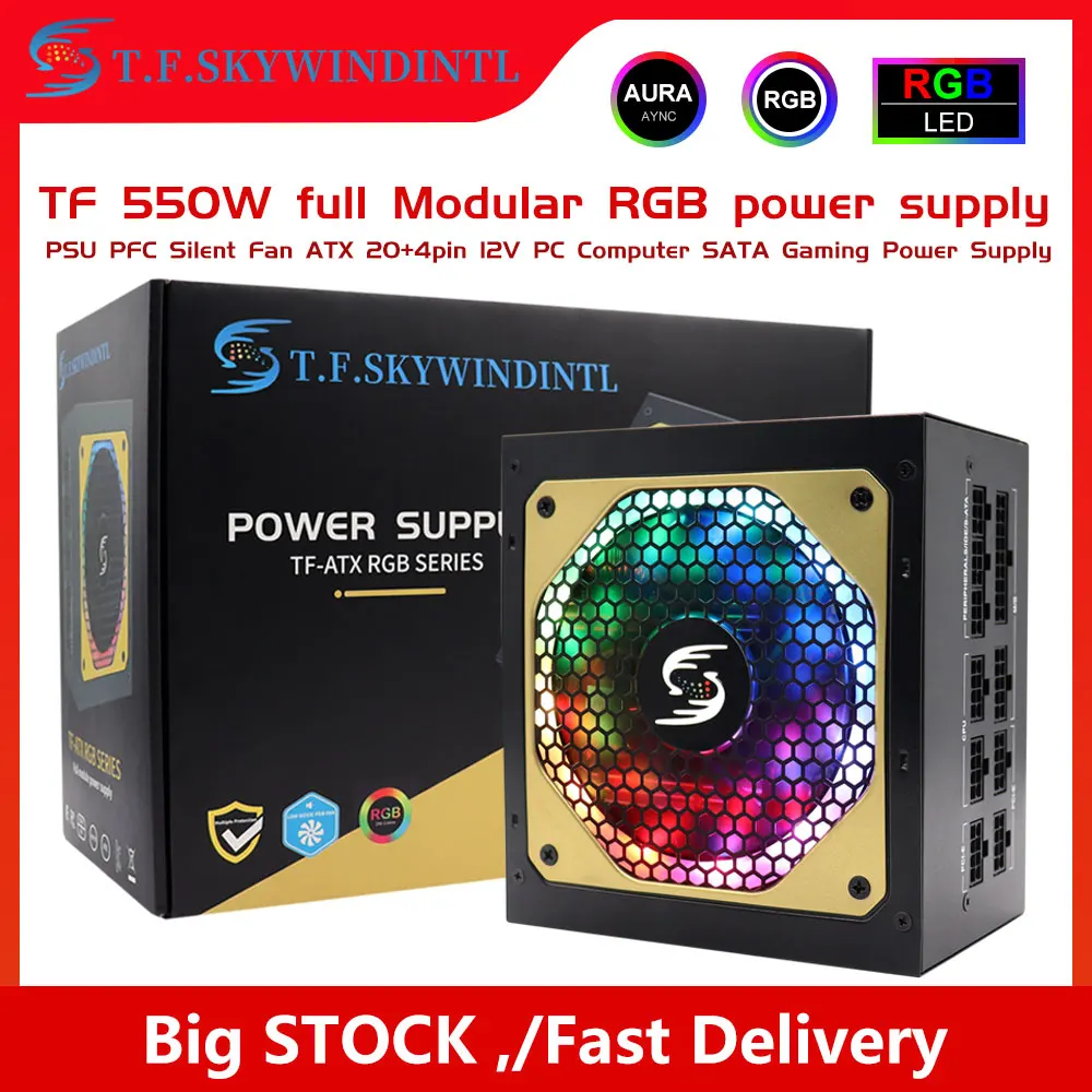 

Gaming ATX Power Supply 550w For PC 500w Desktop power Sources 600W PSU PC Modular Power Supplies