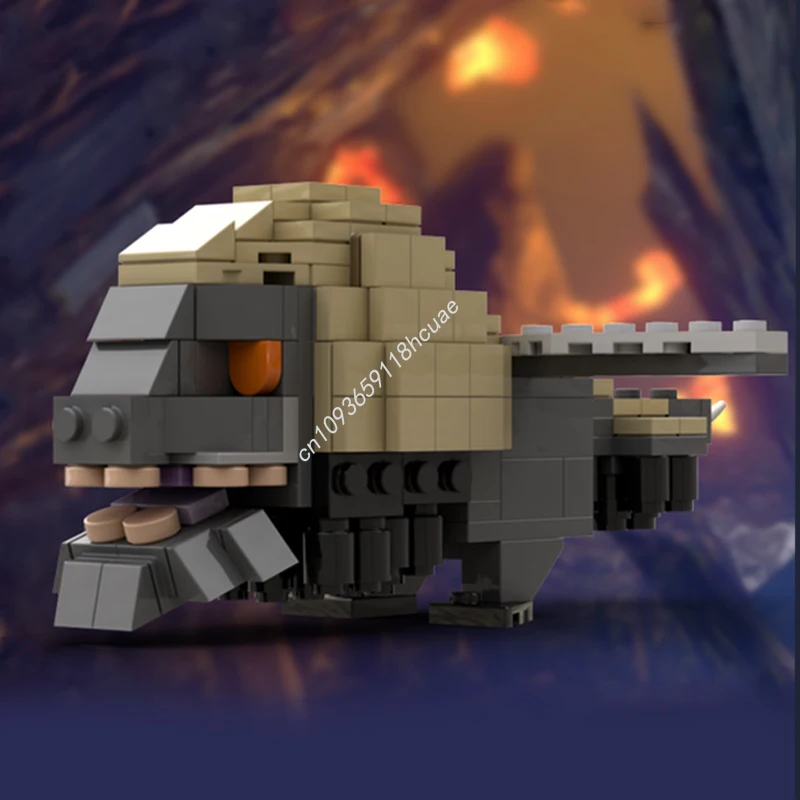 

249 шт. MOC Bazelgeuse Monster Hunter Brickheadz модель строительные блоки детские творческие игрушки для сборки рождественские подарки
