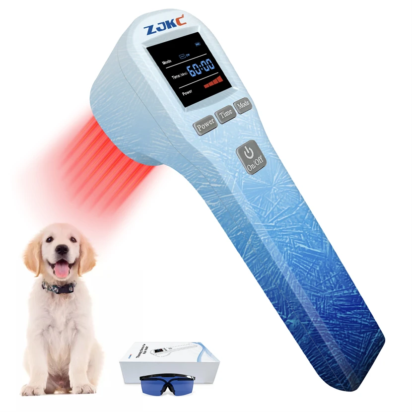 

ZJKC Class 4 Cold Laser Therapy Device Humans 650nm 808nm Infrared Laser Treatment for Sciatica Disc Herniation Relieve Pain