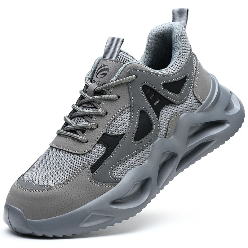 Lichtgewicht veiligheidsschoenen Heren Dames Werkschoenen Stalen neus Werklaarzen Sneakers Heren Dames Ademende schoenen Tactische laarzen